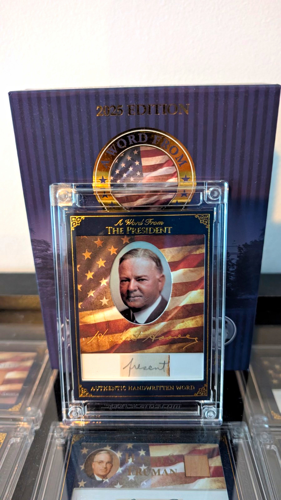 2025 A Word From The President Herbert Hoover Handwritten \