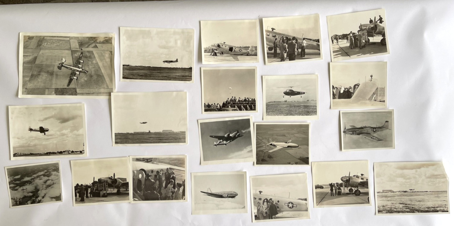 WWII VINTAGE AIRPLANE PHOTOS