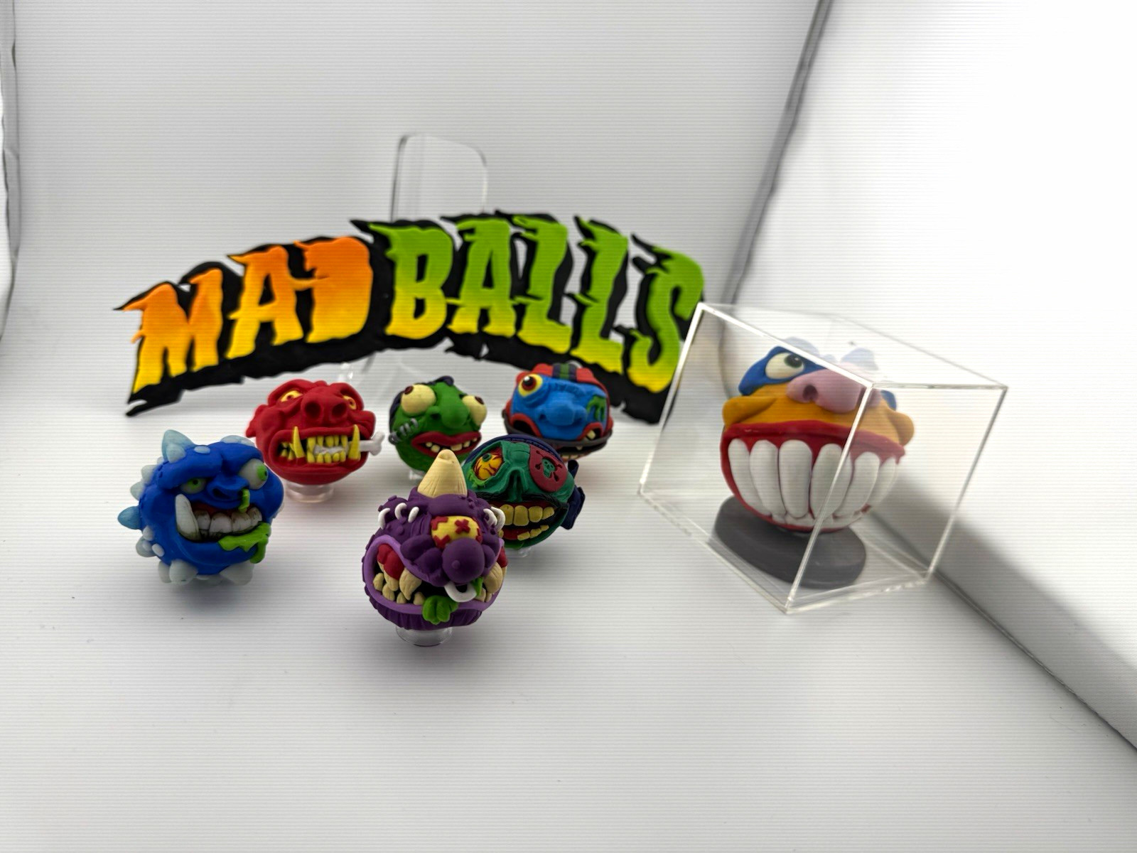Madballs Monster Figurine lot Fan Art by exclusive Artist Retro Papa Madballs Monster Figurine lot Fan Art by exclusive Artist Retro Papa
