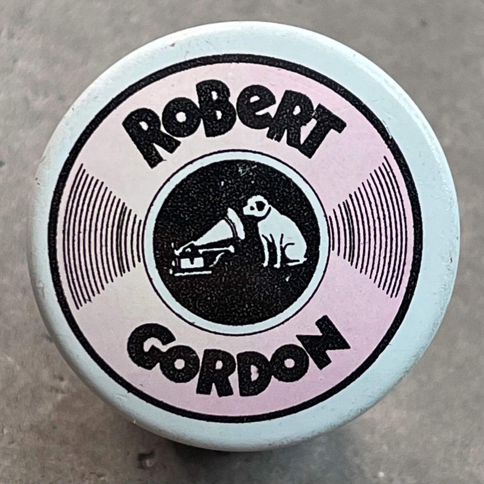 RARE Vintage 1979 ROBERT GORDON promo button pin badge rockabilly RCA dog 1 RARE Vintage 1979 ROBERT GORDON promo button pin badge rockabilly RCA dog 1