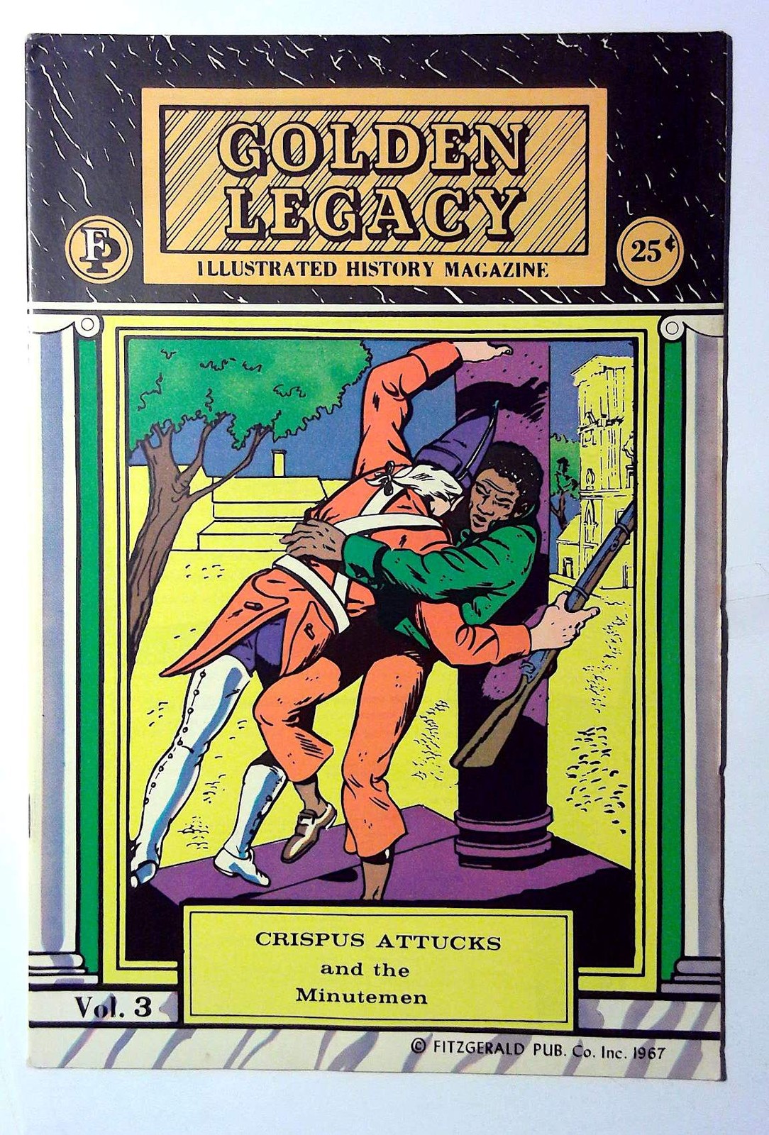 Golden Legacy #3 (1976) Fitzgerald Company Crispus Attucks & Minutemen Comic