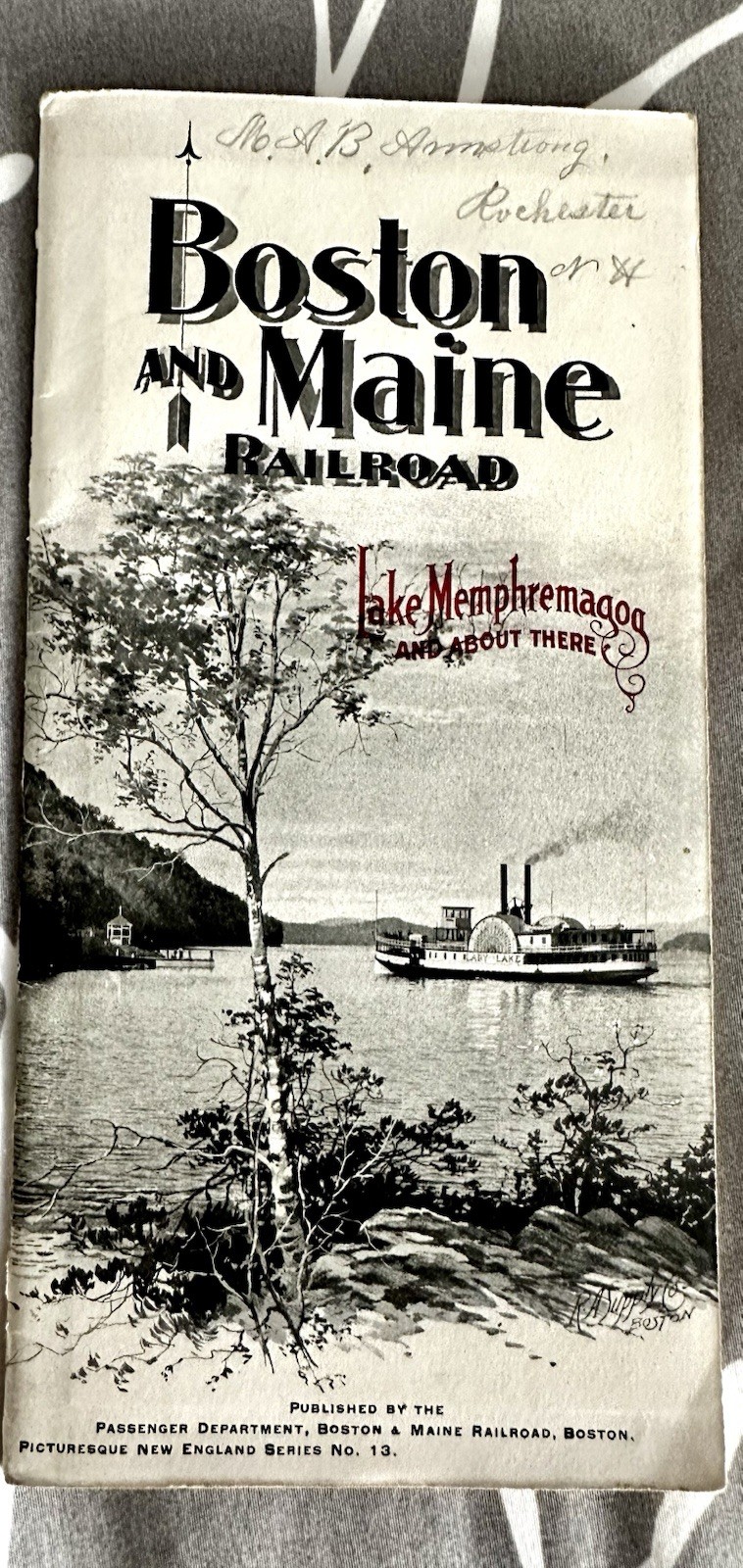 1898 Boston and Maine Railroad 