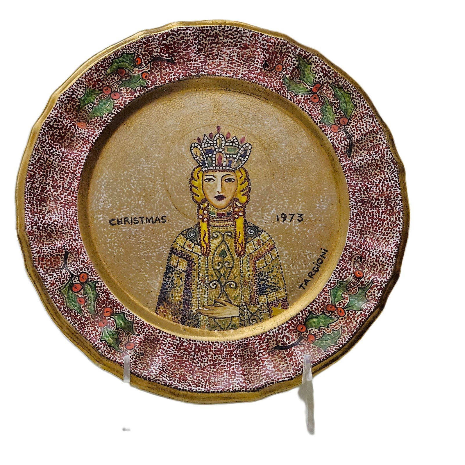 Vintage 1973 Italian Limited Edition Collector Plate – Targoni