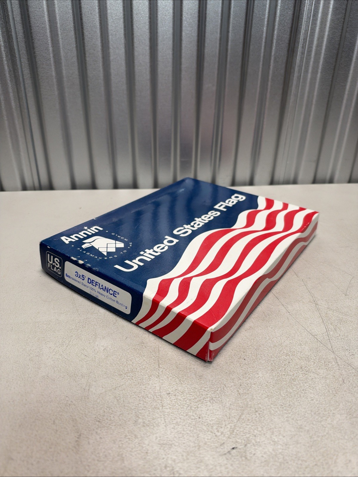 NEW Vintage Annin Defiance 50 Star American Flag 3x5 Cotton Bunting Sewn USA
