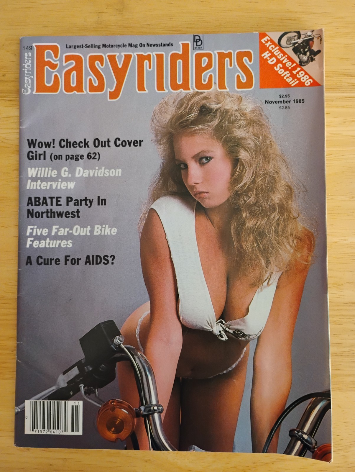 Vintage Easyriders Magazine # 149 (Nov 1985) David Mann Artwork Vintage Easyriders Magazine # 149 (Nov 1985) David Mann Artwork