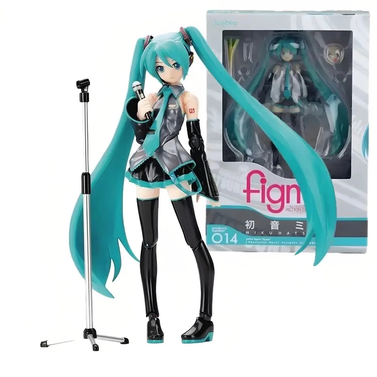 14cm Figma 014 Hatsune Miku Figma Joints Movable Action Figure Boxed Model NEW 14cm Figma 014 Hatsune Miku Figma Joints Movable Action Figure Boxed Model NEW