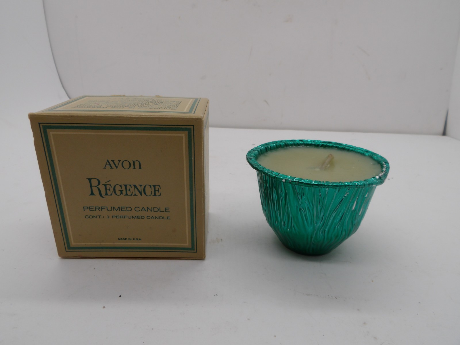 Vintage Avon Regence Perfume Candle