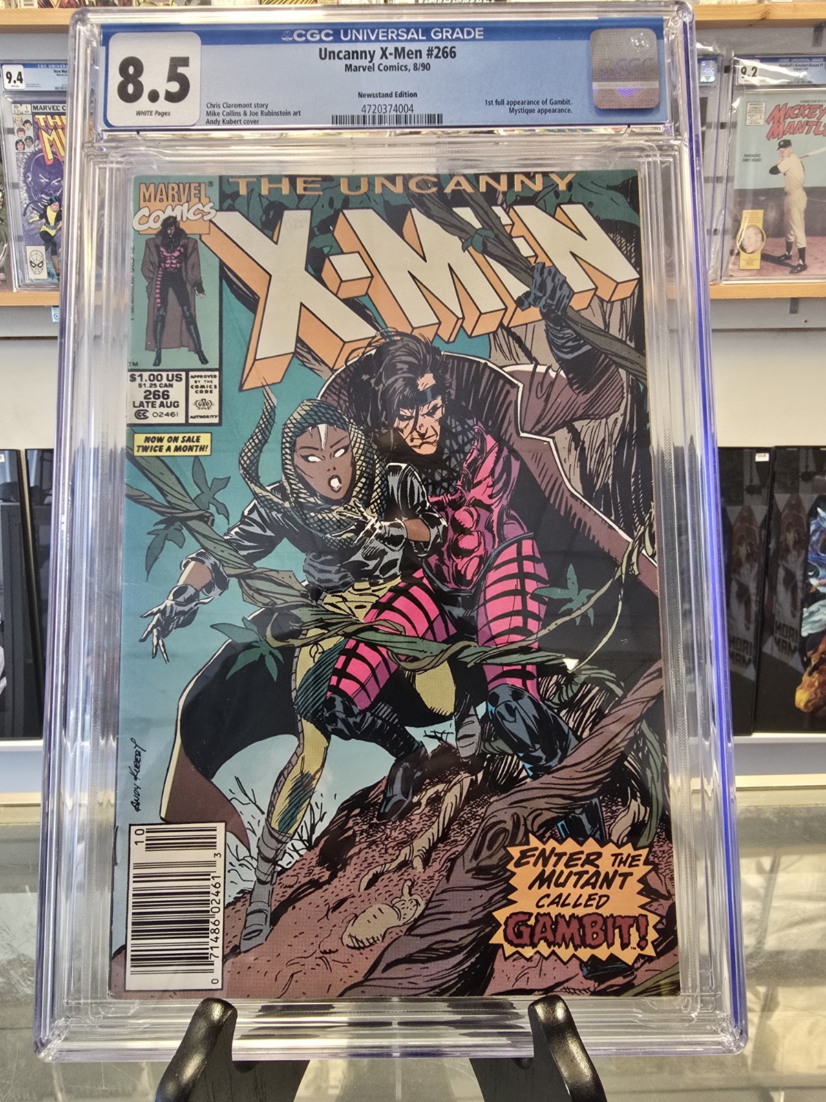 Uncanny X-Men #266 CGC 8.5 1st full appearance of Gambit