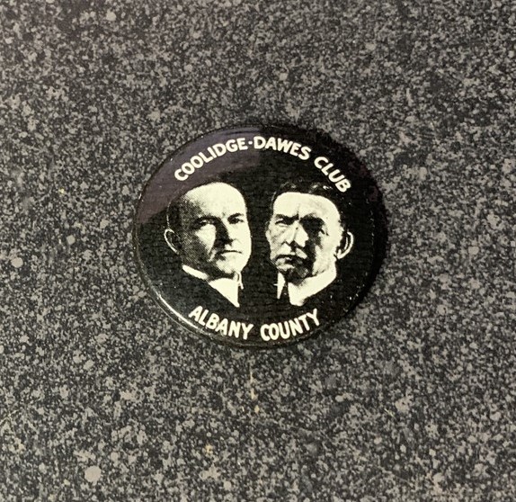 CALVIN COOLIDGE / CHARLES DAWES Club Albany County 1\