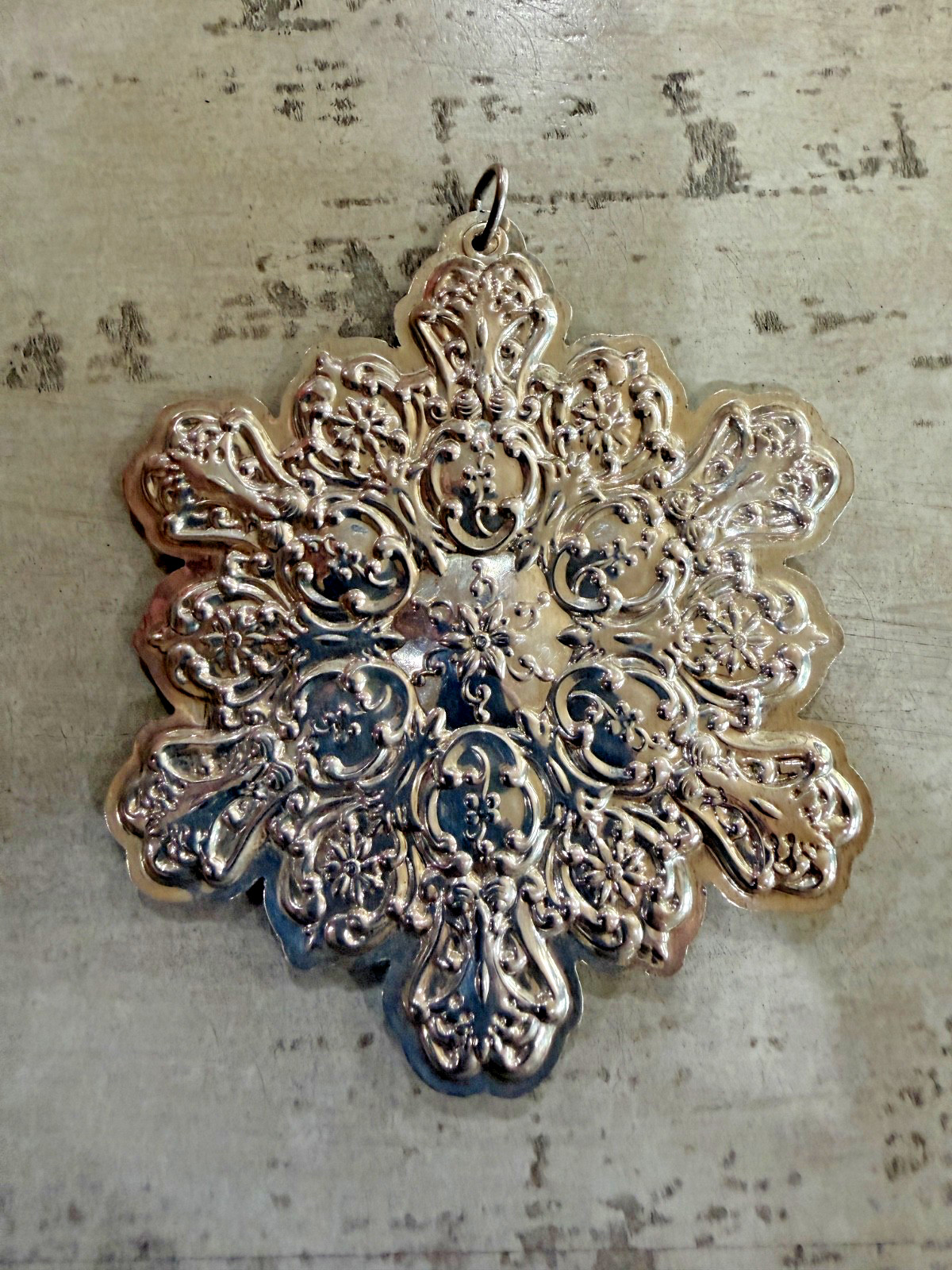 Towle 1991 Sterling Silver Snowflake Ornament Towle 1991 Sterling Silver Snowflake Ornament