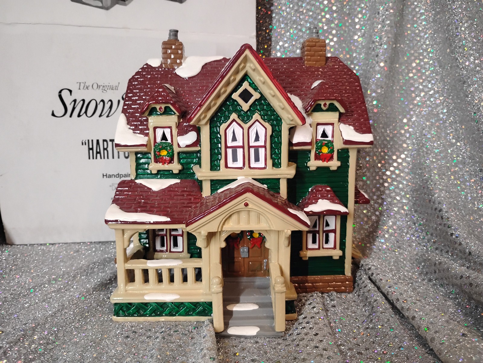 Dept 56 Snow Village HARTFORD HOUSE w/Light Retired 1992 w/Original Box #5426-7