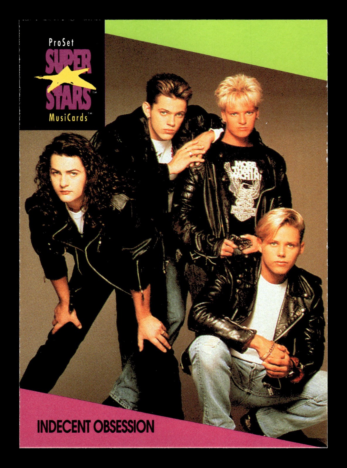 1991 Pro Set SuperStars MusiCards #53 Indecent Obsession