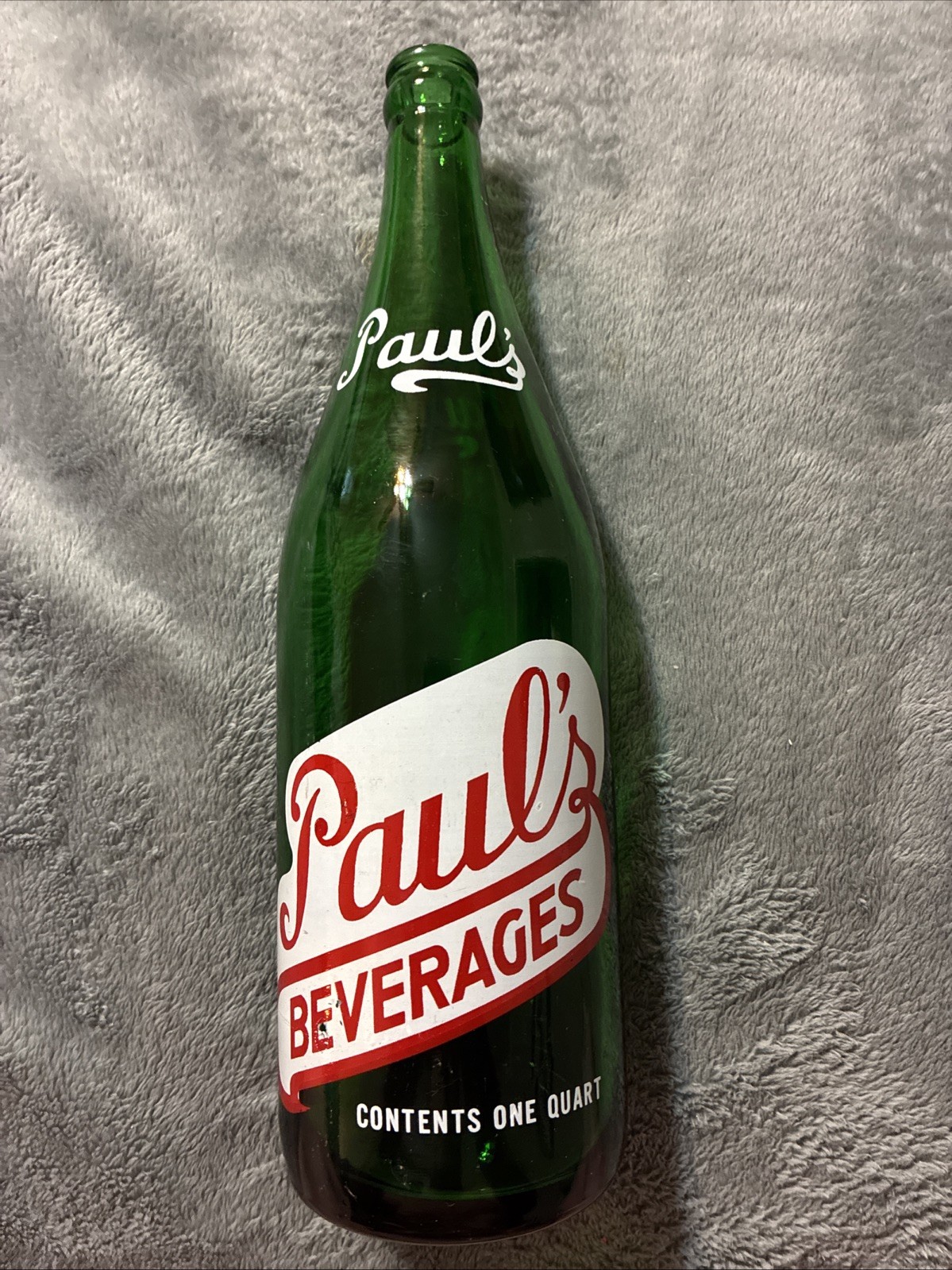 Vintage Paul’s Beverages Acl Quart Soda Bottle New Castle, PA. Paul S McConahy Vintage Paul’s Beverages Acl Quart Soda Bottle New Castle, PA. Paul S McConahy
