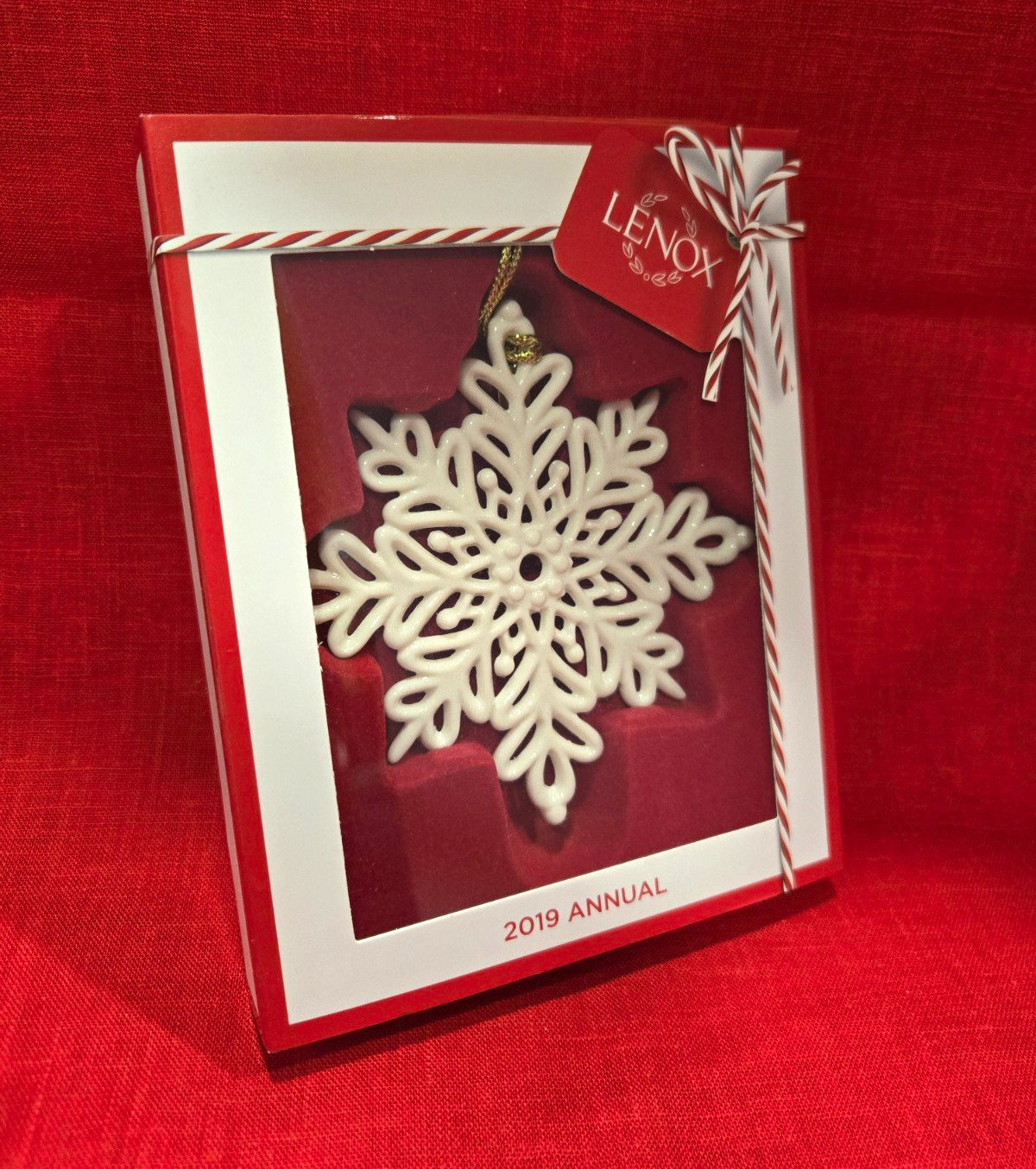 2019 Lenox Snow Fantasies Snowflake Ornament