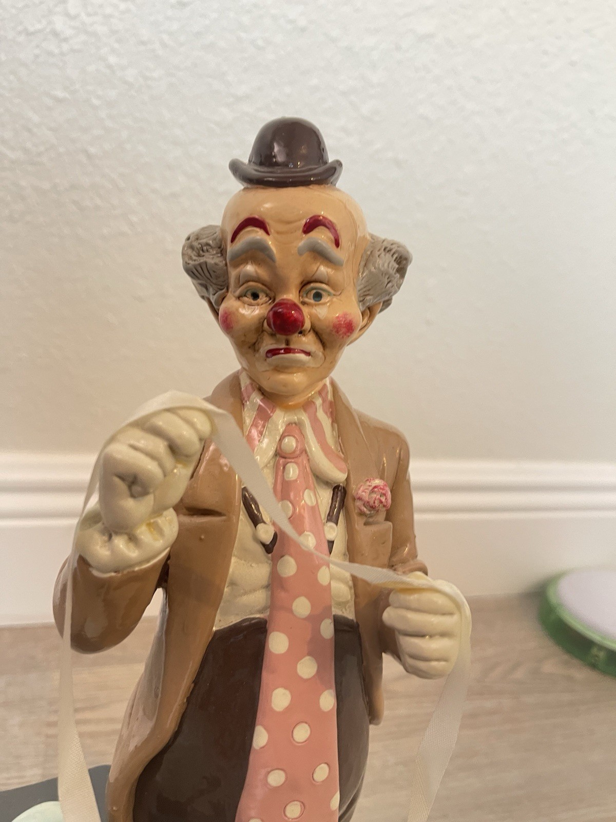 Vintage Judi's Pastime Clown Figurine, Signed, 1983 From The NY stock Exchange Vintage Judi's Pastime Clown Figurine, Signed, 1983 From The NY stock Exchange