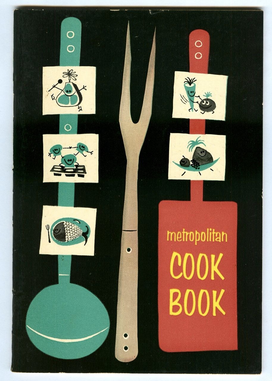 Vintage 1955 METROPOLITAN COOK BOOK Metropolitan Life Insurance Co. (MetLife)
