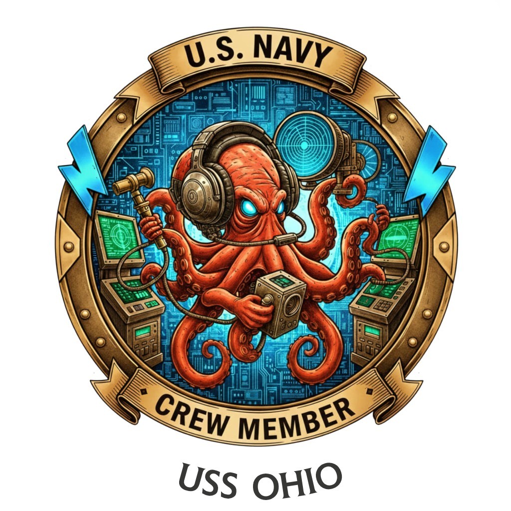 USS Ohio Crew Member SSGN Guided Missile USN Gift Navy Veteran 4\