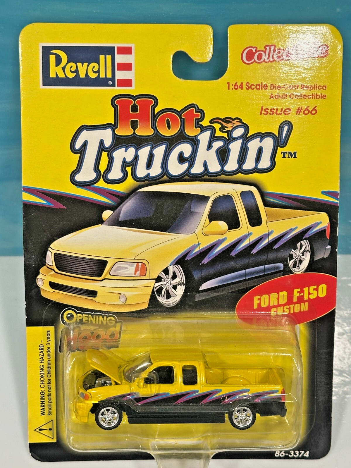 Revell Hot Truckin Ford F-150 Custom, Issue#66, 86-3374, Factory Sealed Card Revell Hot Truckin Ford F-150 Custom, Issue#66, 86-3374, Factory Sealed Card