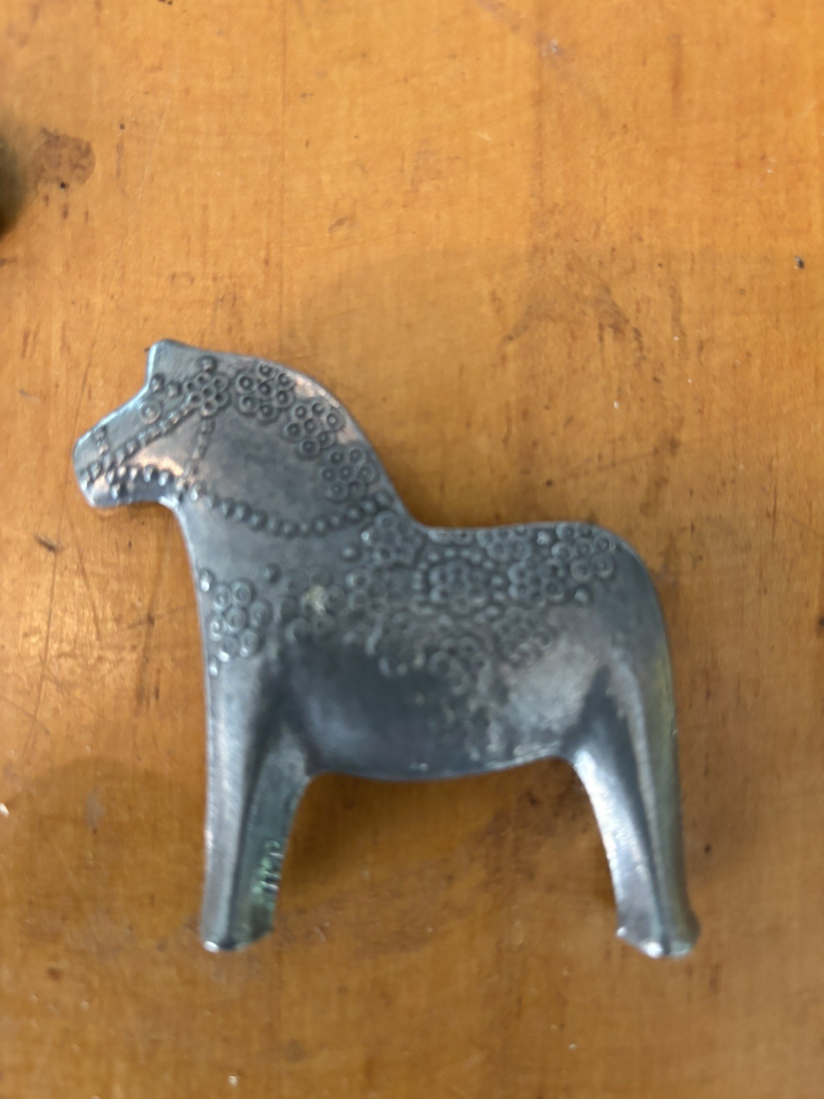 Vintage Norwegian Pewter Dala Horse Figure, TBP TINN/Scandinavian, 2.5 Vintage Norwegian Pewter Dala Horse Figure, TBP TINN/Scandinavian, 2.5