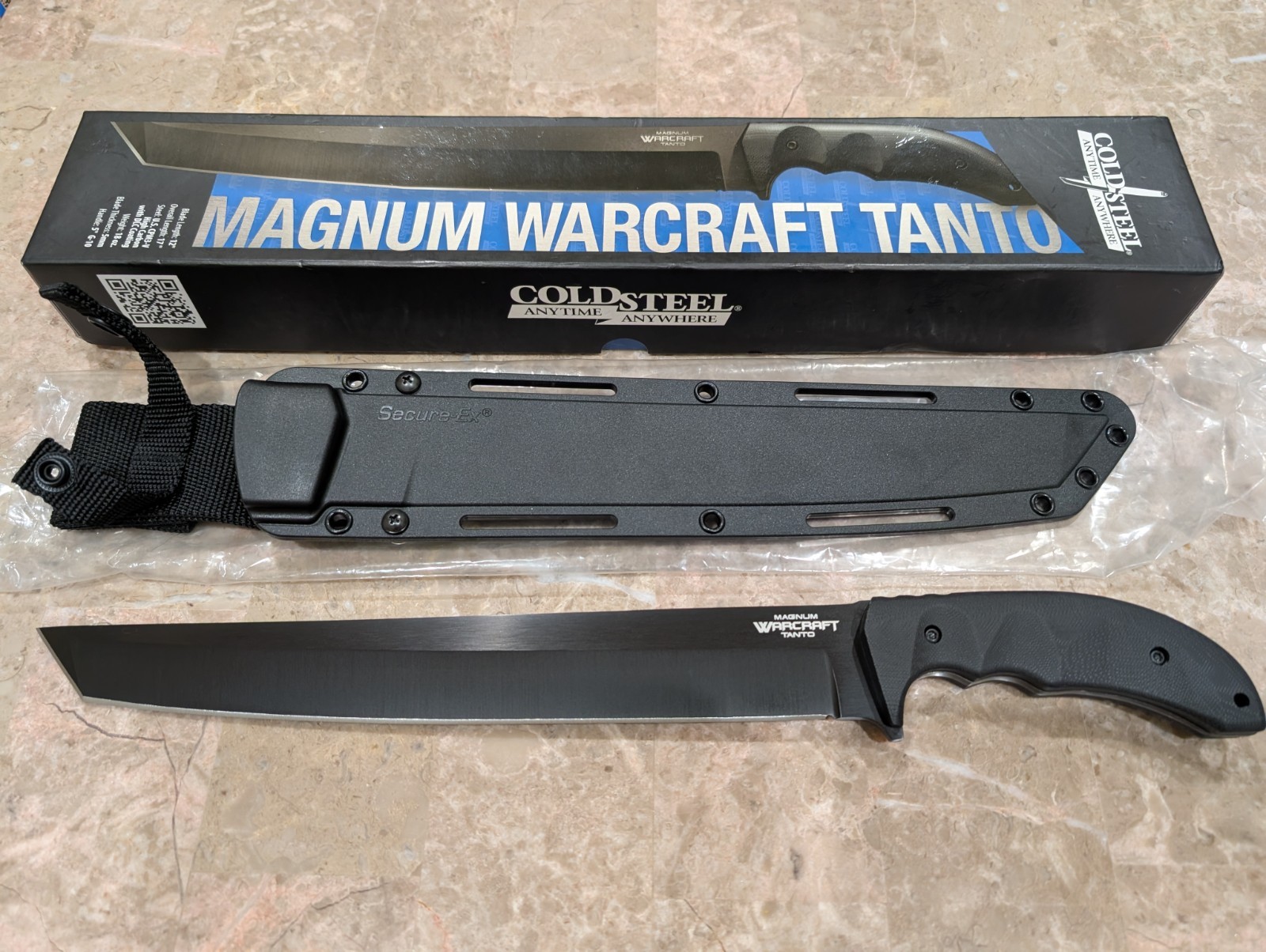 New Rare Discontinued Cold Steel Magnum Warcraft Tanto 12\ New Rare Discontinued Cold Steel Magnum Warcraft Tanto 12\