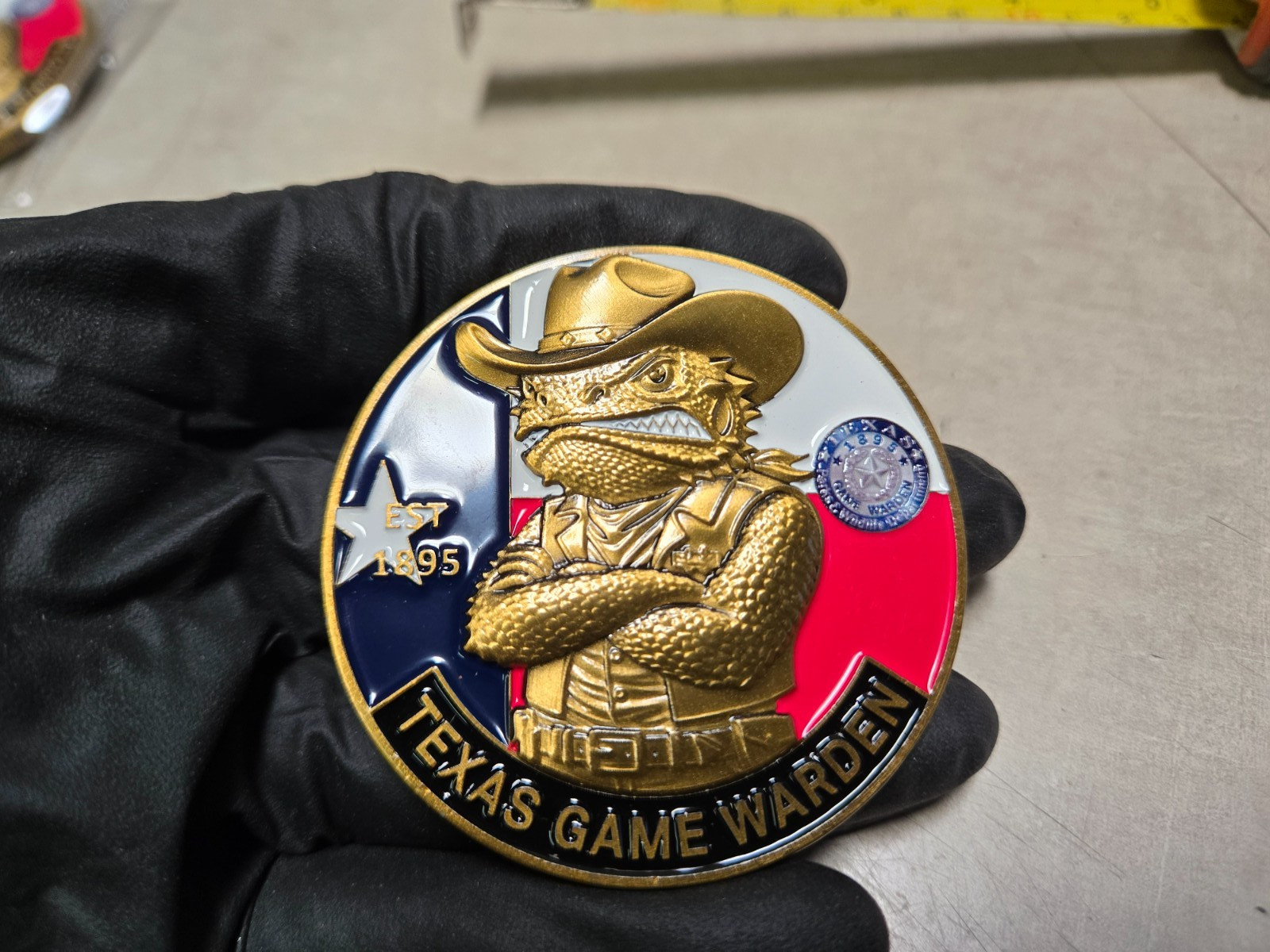 RARE Serialized Texas Game Warden Highway Patrol Challenge Coin
