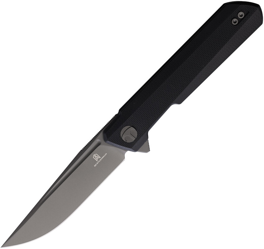 Bestechman Dundee Linerlock Black G10 Folding MagnaCut Pocket Knife MK01T
