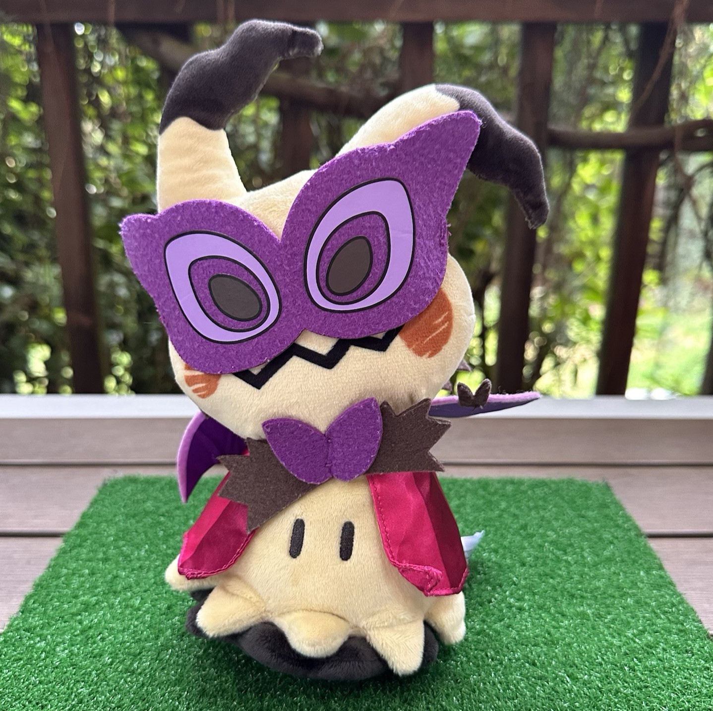 Halloween Mimikyu Pókemon Center Original Plush 2018 We are Team Trick Mask 9