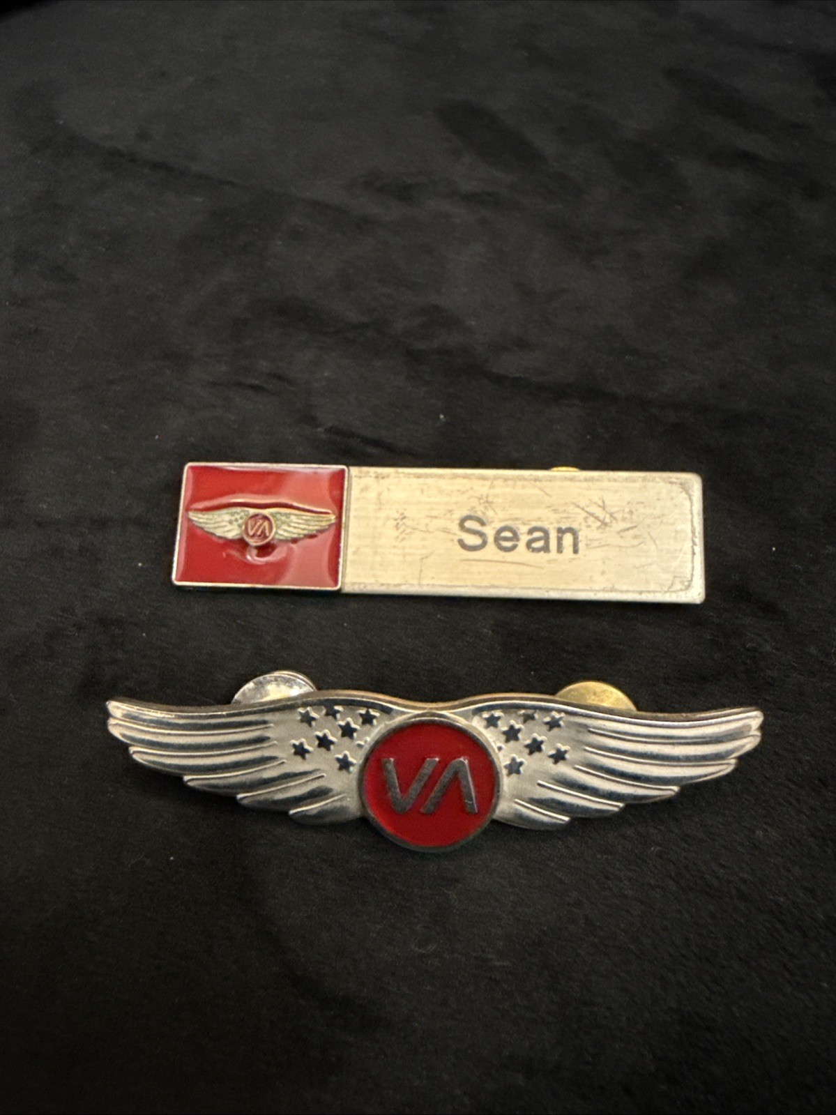 Original Virgin America Flight Attendant Wings Authentic
