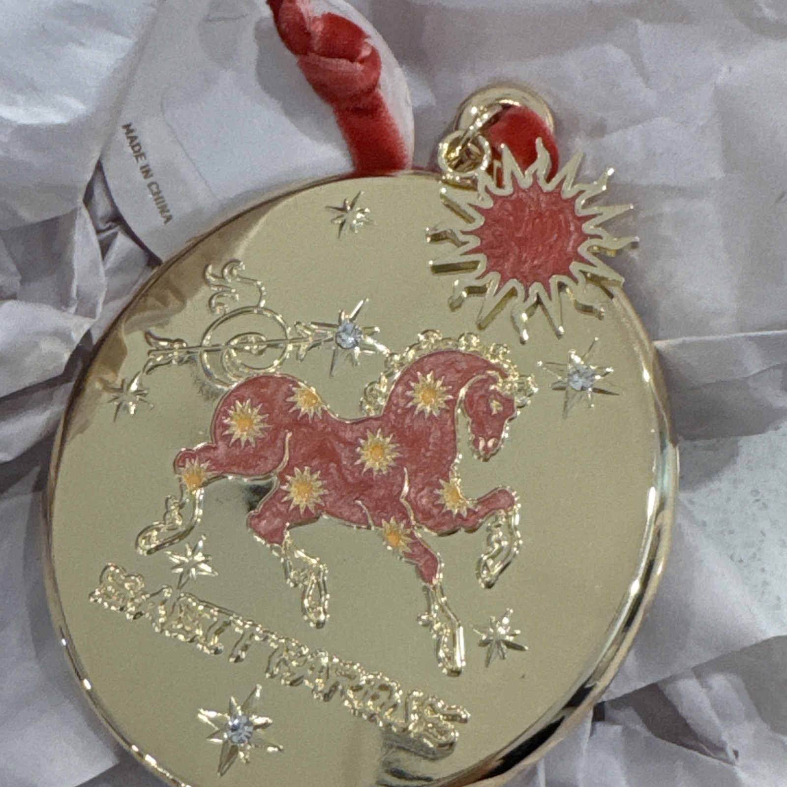 ANTHROPOLOGIE LOU BENESCH ZODIAC ORNAMENT SAGITTARIUS NEW B1 ANTHROPOLOGIE LOU BENESCH ZODIAC ORNAMENT SAGITTARIUS NEW B1