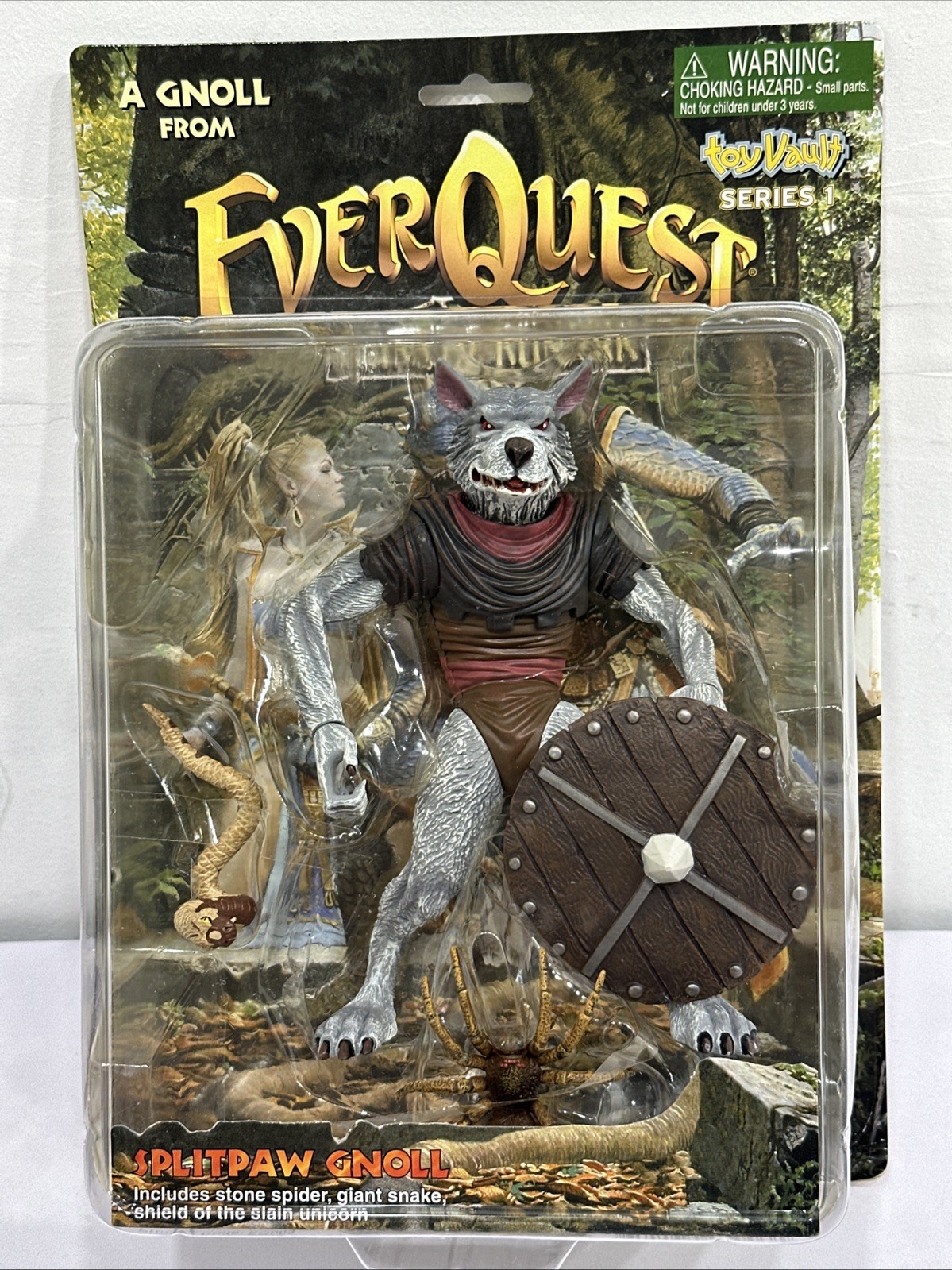 2000 Toy Vault EverQuest Ruins of Kunark Splitpaw Gnoll Figure