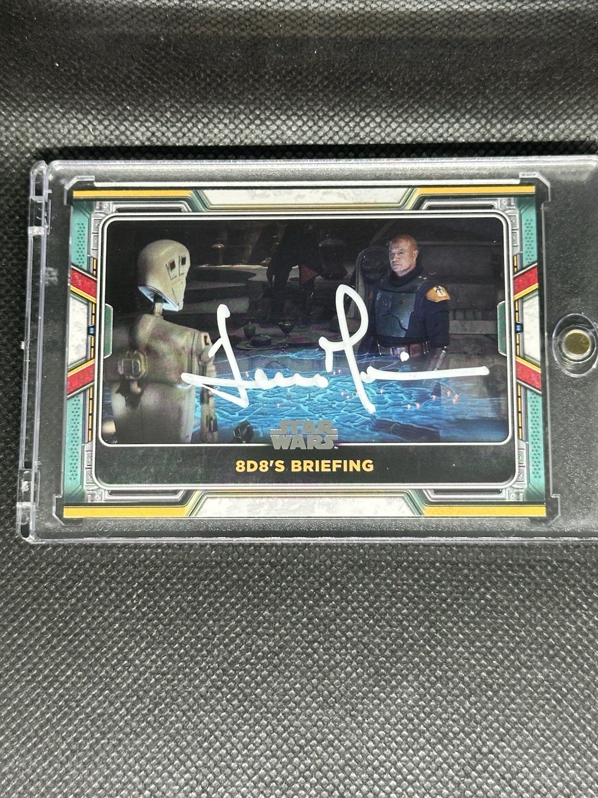 2022 Topps Star Wars Book of Boba Fett: Boba Fett AUTO TEMUERA Morrison JSA Auth 2022 Topps Star Wars Book of Boba Fett: Boba Fett AUTO TEMUERA Morrison JSA Auth