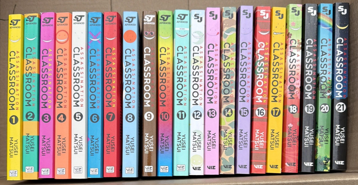 Assassination Classroom Complete Manga Set Vol. 1-21 in English