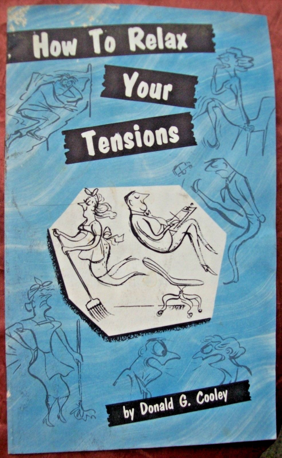 Vtg 1956 Lincoln National Bank HOW TO RELAX TENSIONS Booklet~Fort Wayne Indiana
