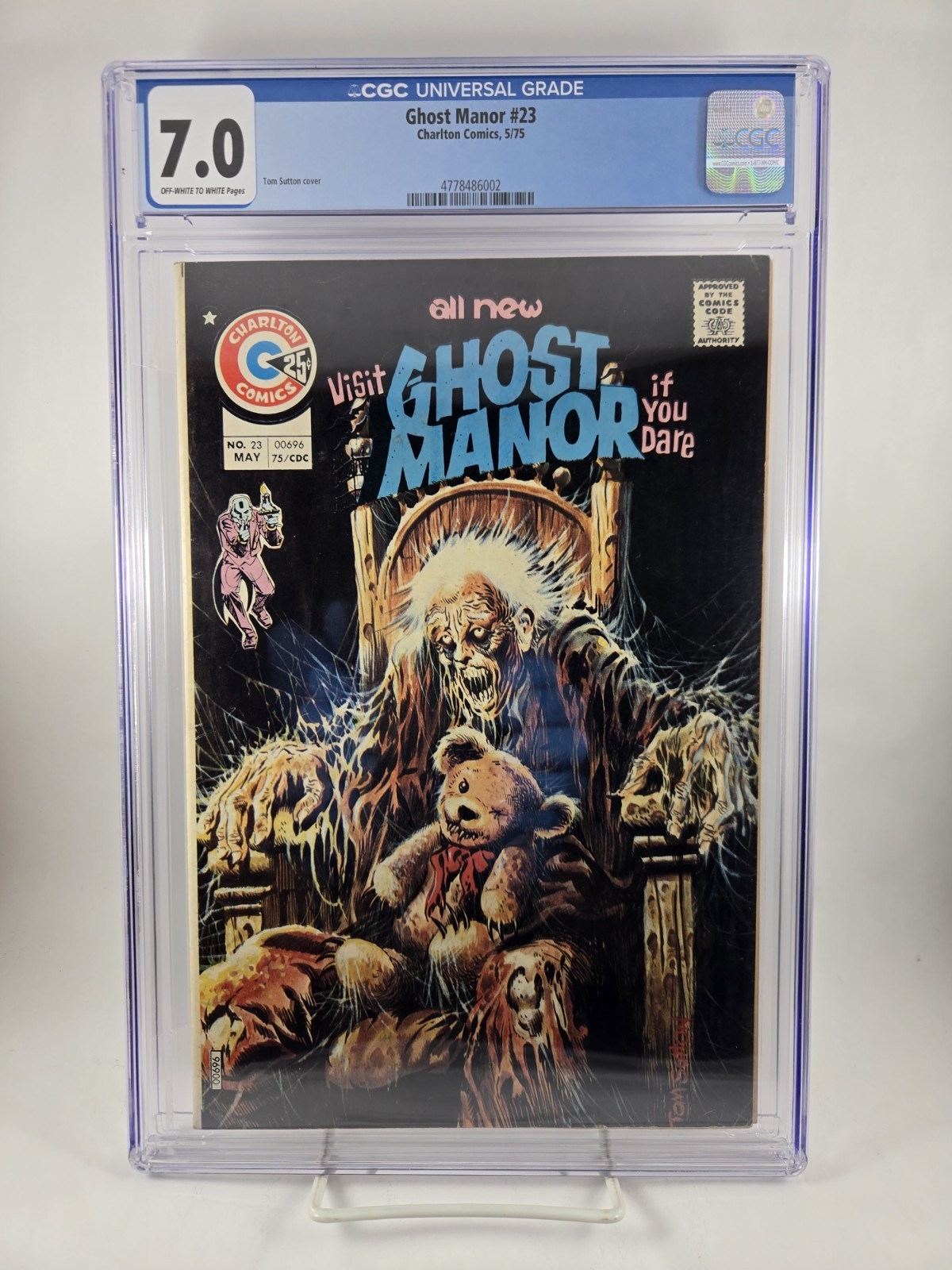 Ghost Manor #23 CGC 7.0 Charlton Comics (1975) Tom Sutton Horror Ghost Manor #23 CGC 7.0 Charlton Comics (1975) Tom Sutton Horror