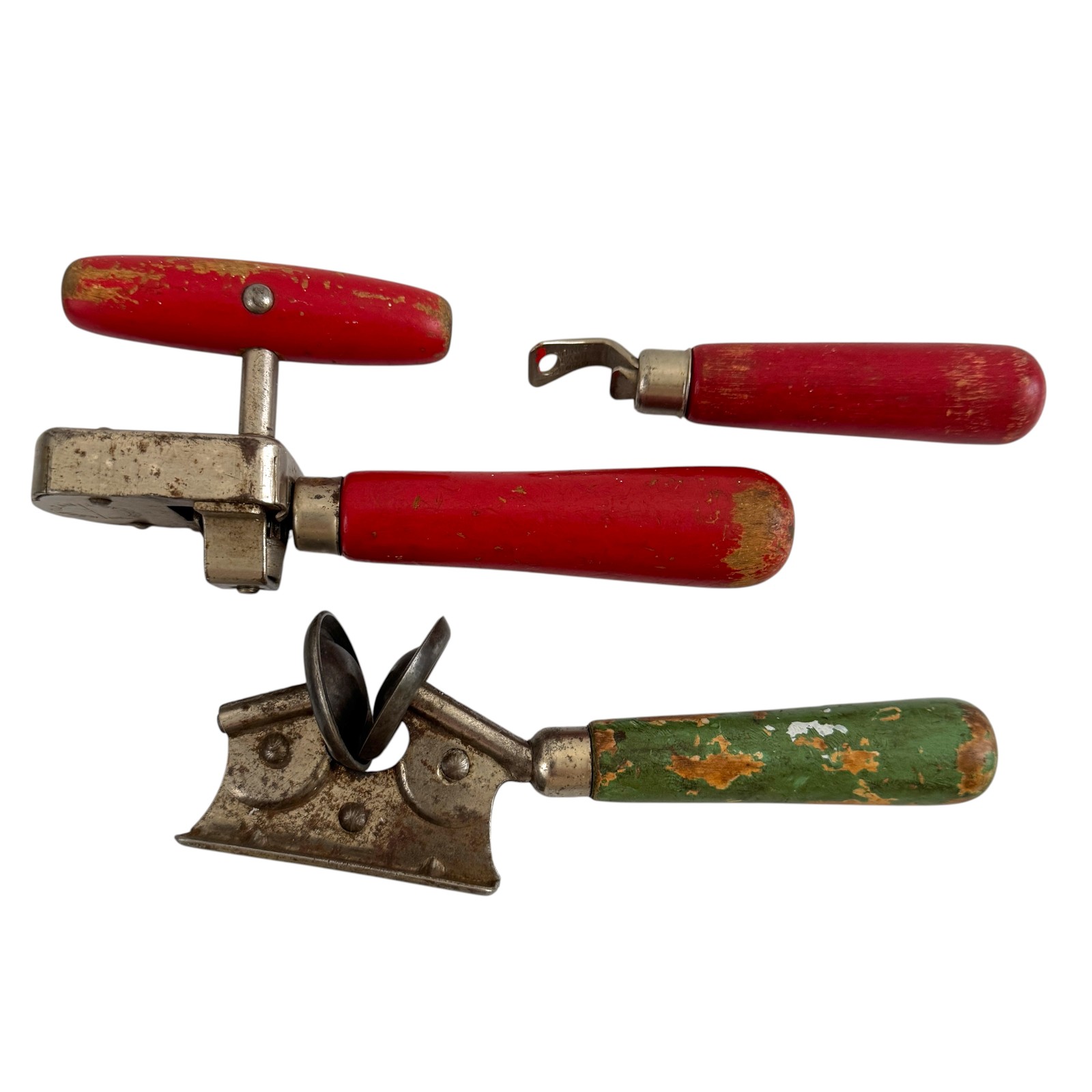 3x Vintage Edlund Can & Bottle Opener LOT Junior, Sure Sharp No.3, Opener 3x Vintage Edlund Can & Bottle Opener LOT Junior, Sure Sharp No.3, Opener