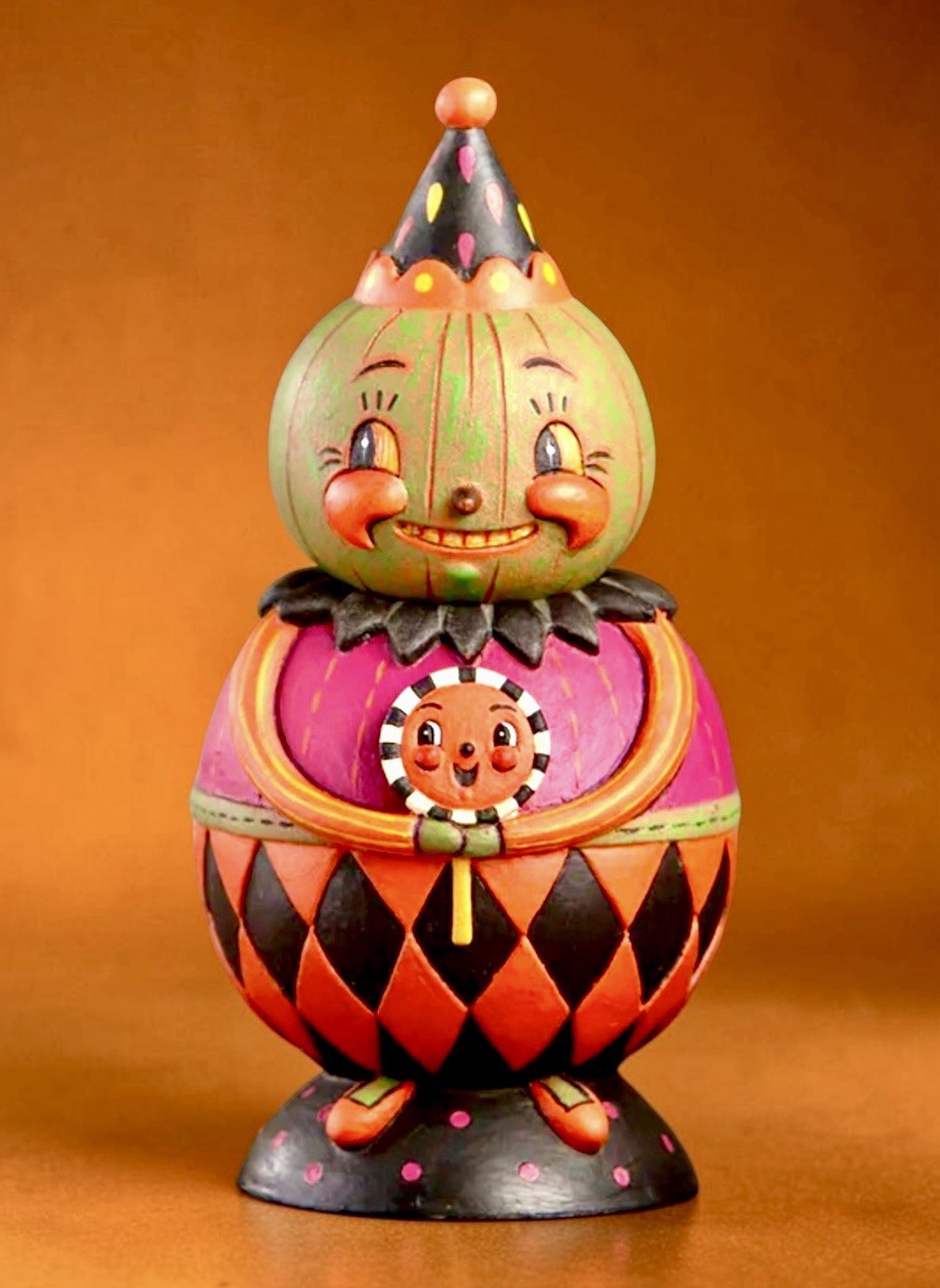 Bethany Lowe X Johanna Parker Halloween JACKIE GREEN-O-WEEN Jar #JP409 NEW