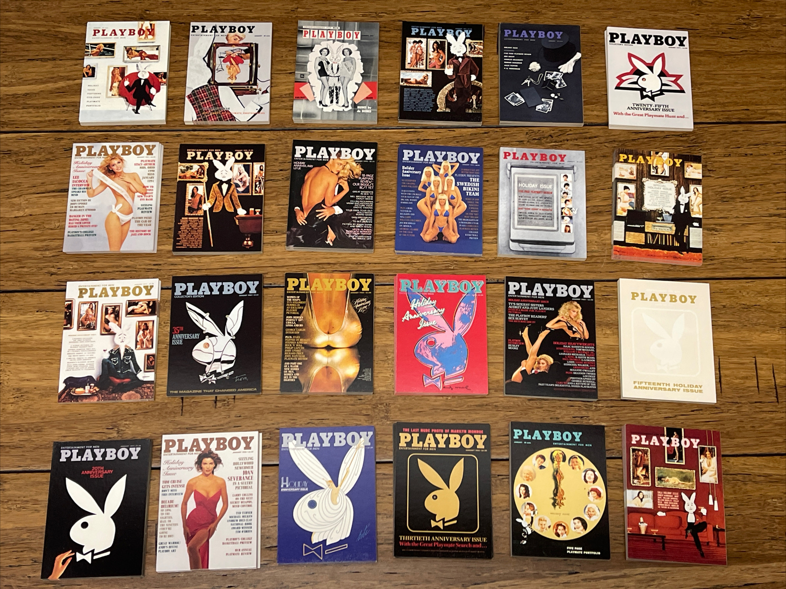 Random Lot of 25 PLAYBOY Magazine Trading Cards From The 1990's Mint Condition