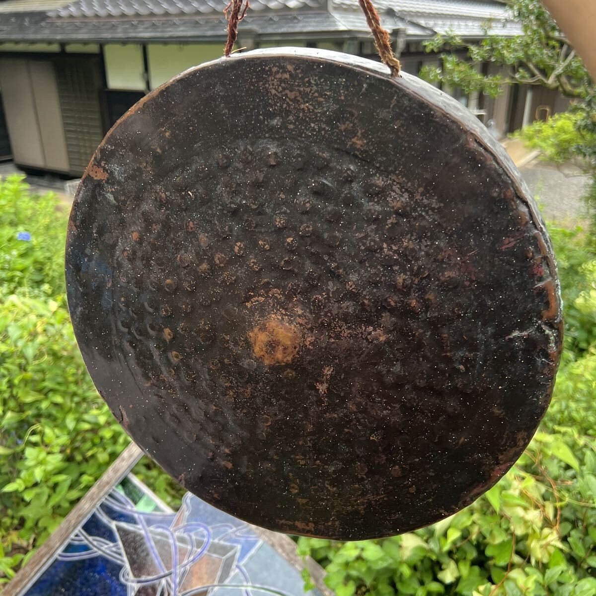 Copper Gong Dora – Musical Instrument, Antique, Retro, Traditional Folk Tool Copper Gong Dora – Musical Instrument, Antique, Retro, Traditional Folk Tool