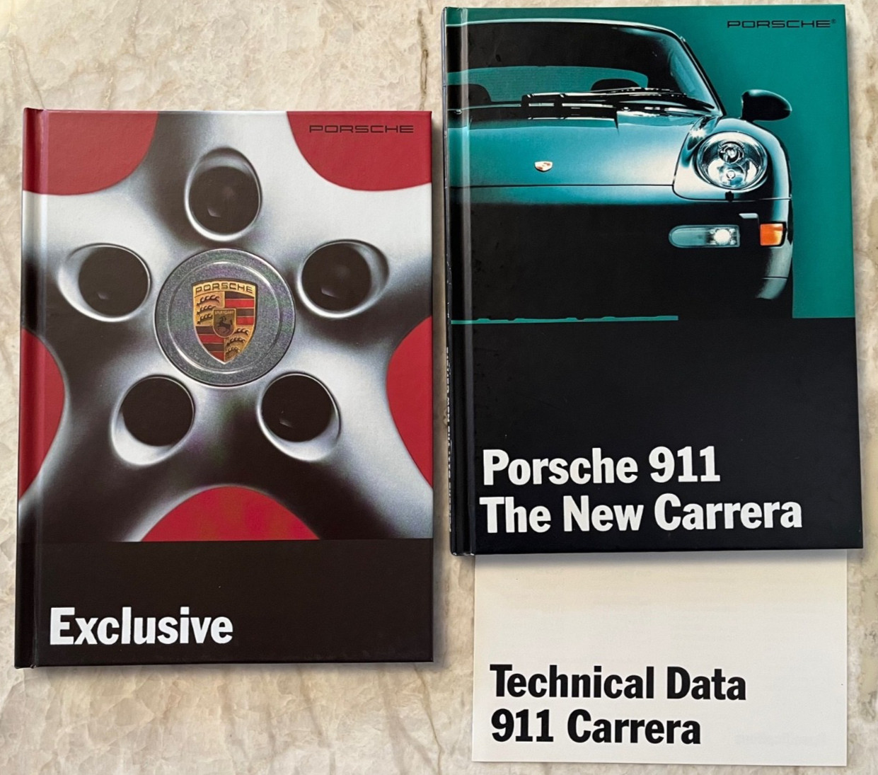 PORSCHE 911 993 928 GTS 968 EURO EXCLUSIVE & US PRESTIGE SALES BROCHURE SET 1994