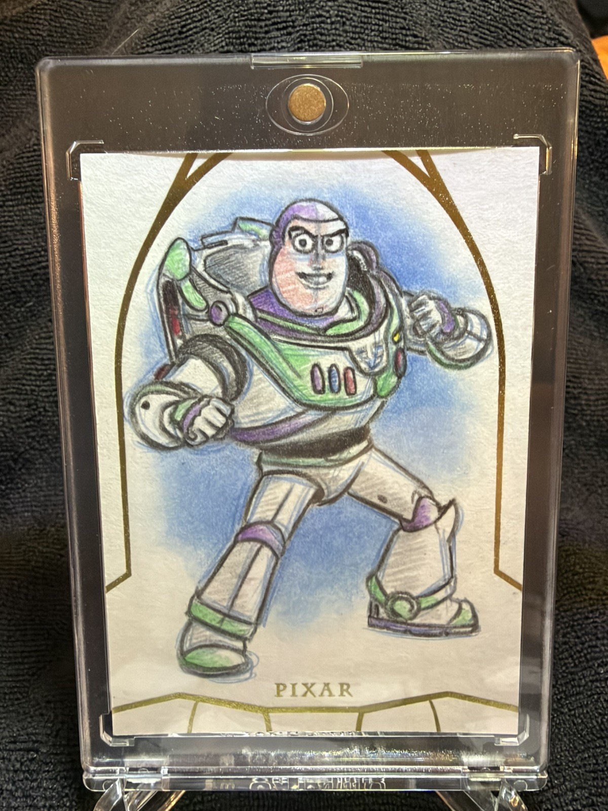 2025 Topps 30 Years of Toy Story Disney Buzz Lightyear Sketch Todd Aaron Smith