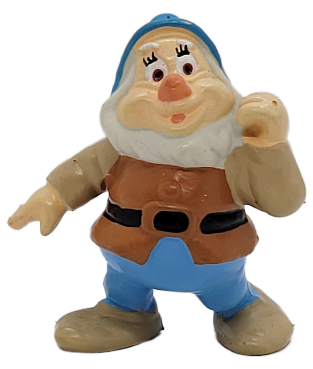 Vintage 1990s Disney Happy Dwarf PVC Figure M+B Maia & Borges Portugal