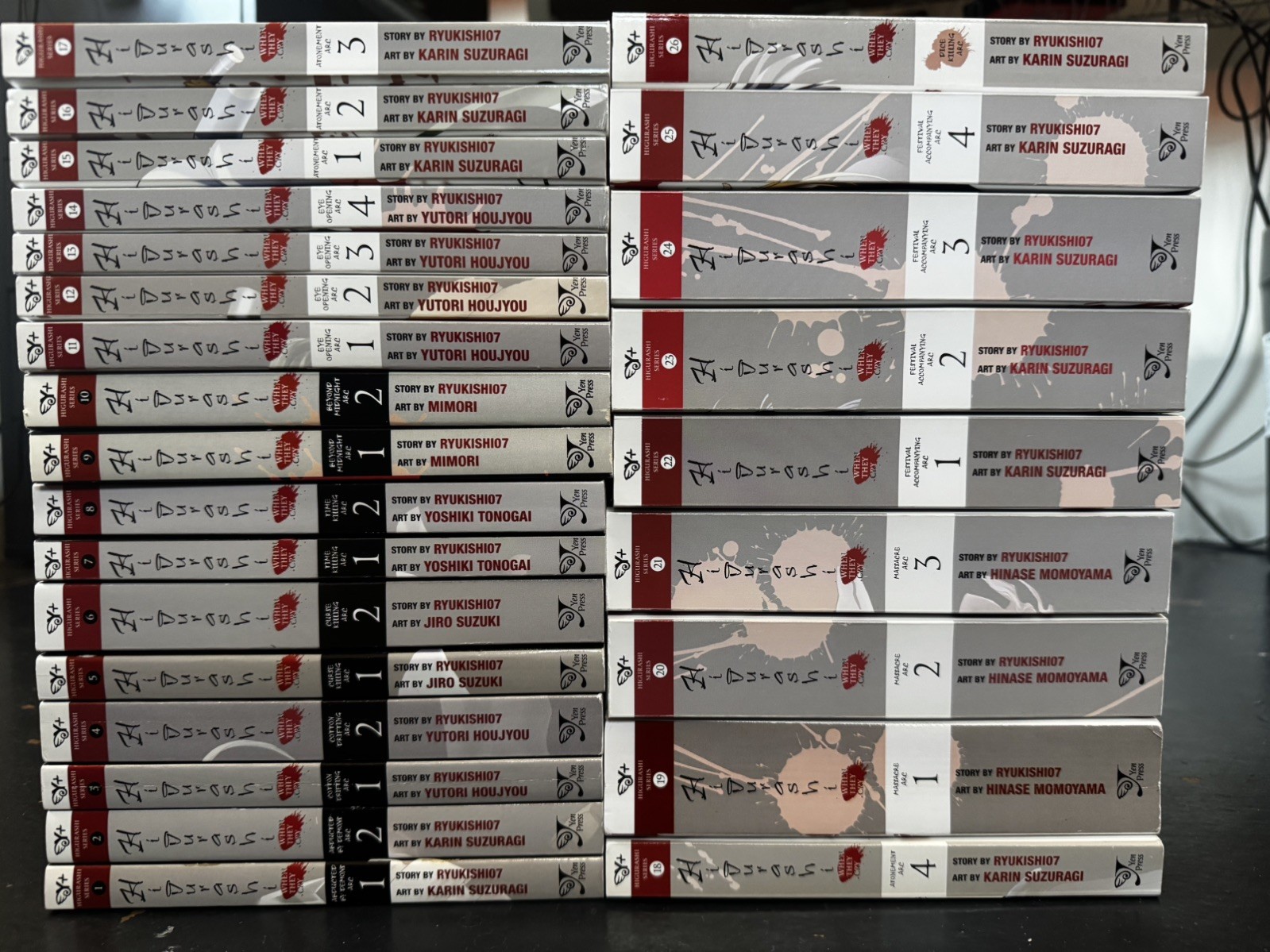 Higurashi When They Cry Manga Volumes 1-26