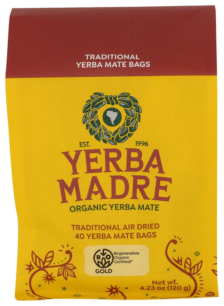 Yerba Madre Yrbamte Bag Org 40Pc 4.23 OZ