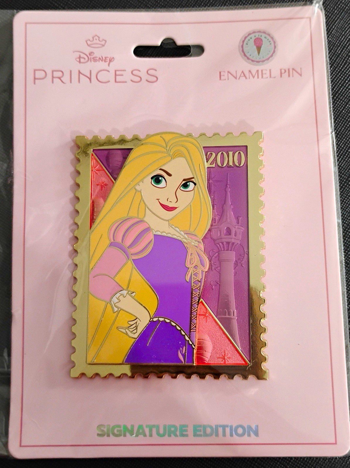 Rapunzel | Tangled | Pink a La Mode | PALM | Royal Stamp Disney Pin LE 400 Rapunzel | Tangled | Pink a La Mode | PALM | Royal Stamp Disney Pin LE 400
