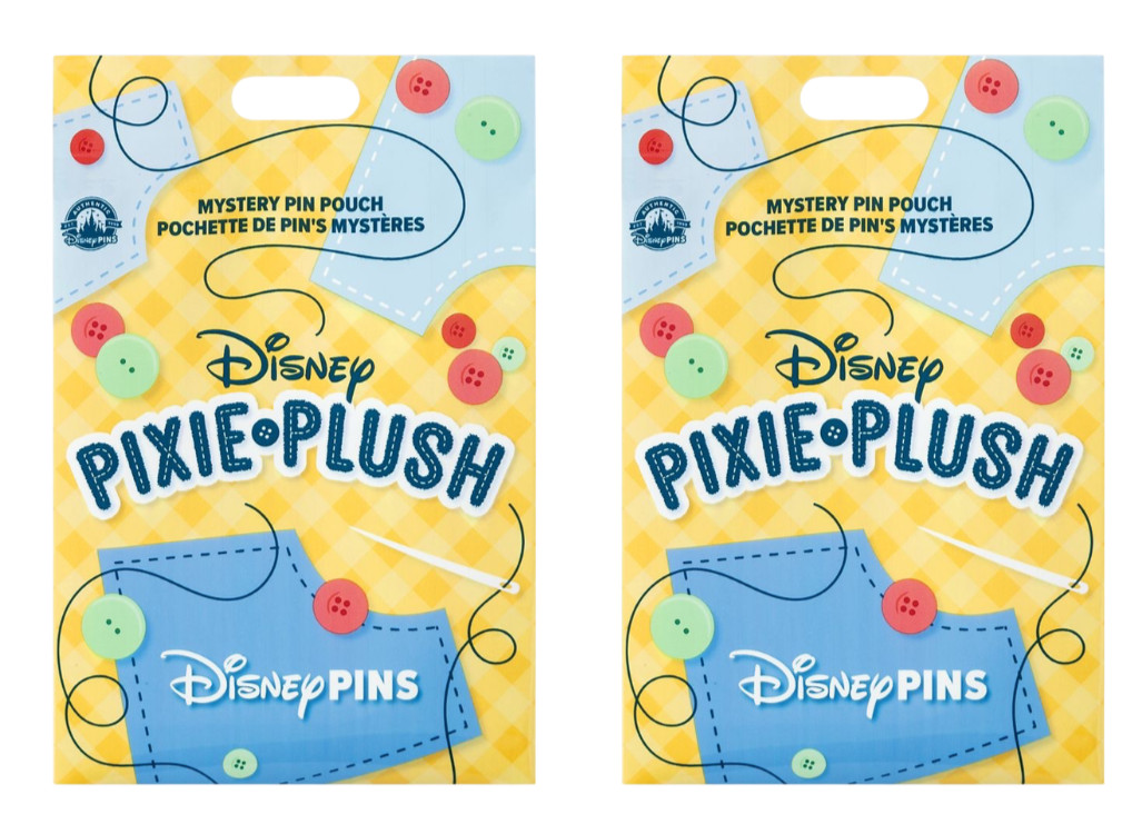 Disney Parks Pixie Plush Mystery 5 Pin Pack Pouch Set of 2 Sealed - NEW Disney Parks Pixie Plush Mystery 5 Pin Pack Pouch Set of 2 Sealed - NEW