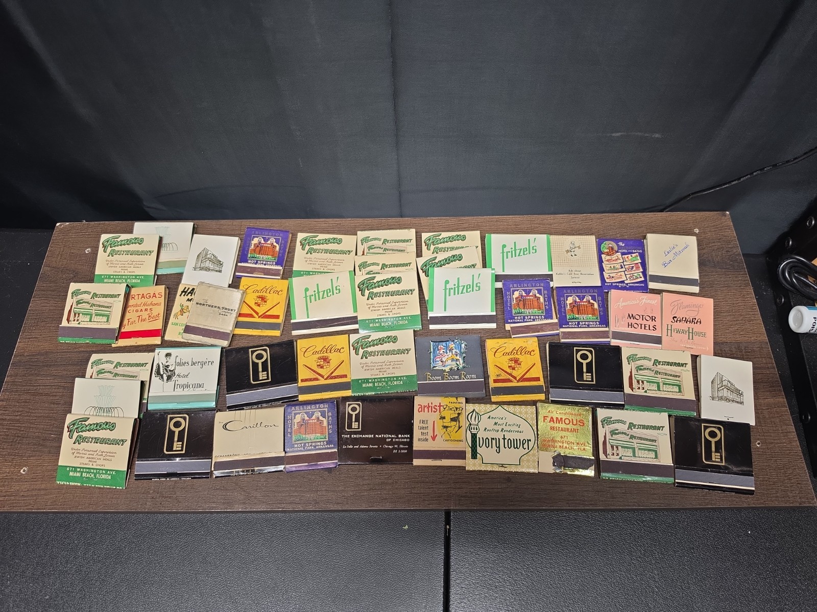 VINTAGE Old Collection 50 MATCHBOOKS Great Advertisements