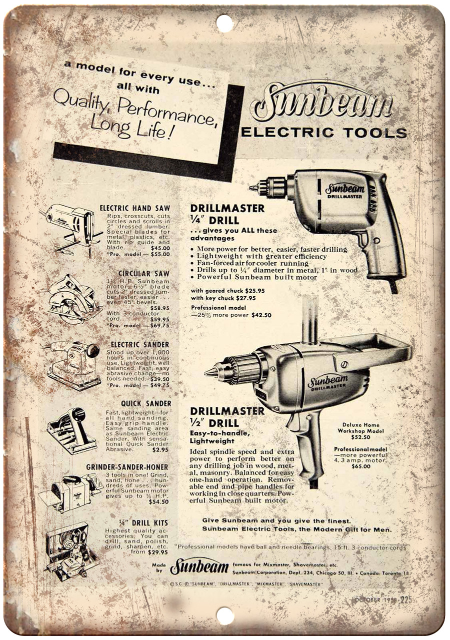 Sunbeam Electric Tools Drillmaster Ad 12\