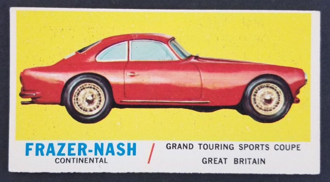 Vintage 1961 Topps Sports Cars Card #54 (Pretty Sharp) Vintage 1961 Topps Sports Cars Card #54 (Pretty Sharp)