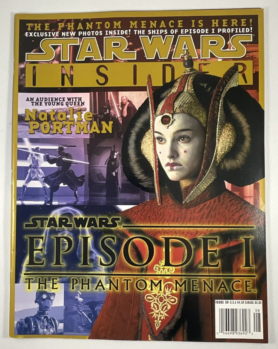 Star Wars Insider #44 Queen Amidala Padme Natalie Portman June/July 1999 Star Wars Insider #44 Queen Amidala Padme Natalie Portman June/July 1999