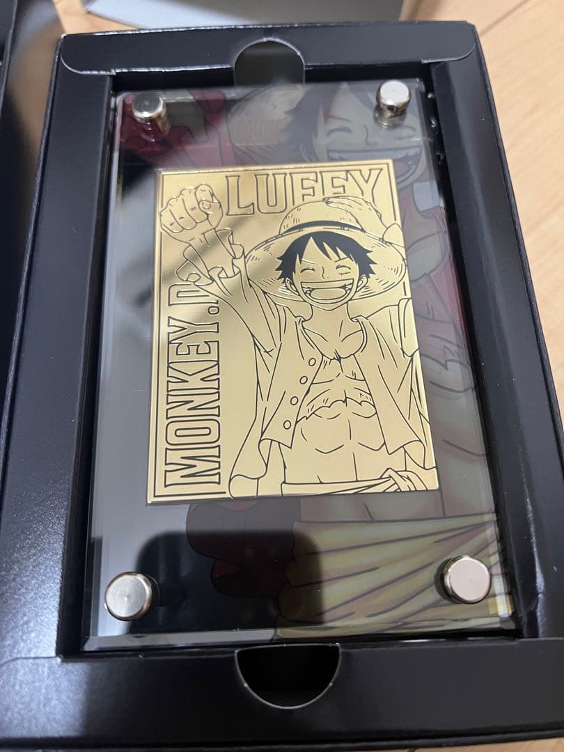 One Piece Mugiwara Store Limited Premium Metal Plate Monkey D. Luffy Japan NEW